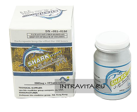 Shark Extract Акулья Эссенция таблетки для потенции